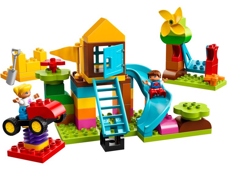 lego duplo large playground brick box