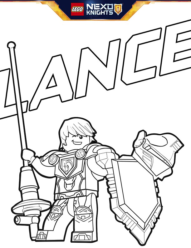 lego-nexo-knights-coloring-sheet-page-shield-lance – Kids Time