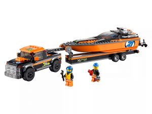 LEGO® City Great Vehicles 4x4 with Powerboat 60085