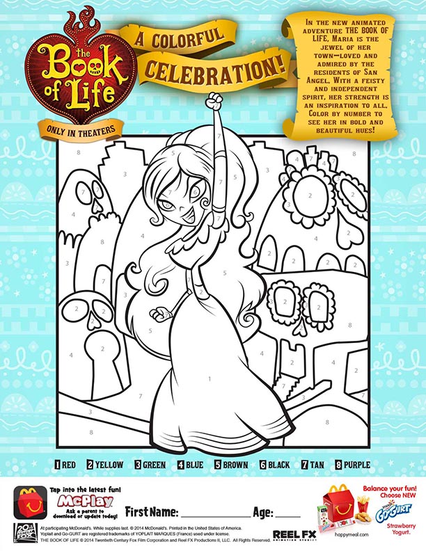 book-of-life-color-by-number-mcdonalds-happy-meal-coloring-activities-sheet