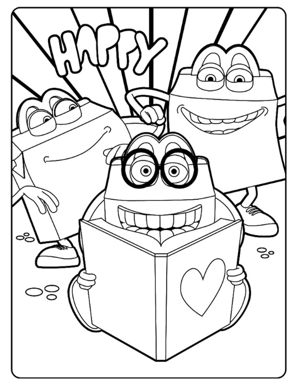 Mcdonalds Food Coloring Pages Coloring Pages
