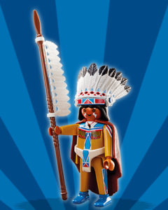 Playmobil Figures Series 4 Boys - Indian Chief 5284
