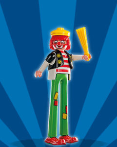 Playmobil Figures Series 4 Boys - Long Legged Clown 5284